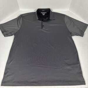 Greg Norman Polo Shirt Mens 2XL Gray Short‎ Sleeve ML75 Play Dry Golf